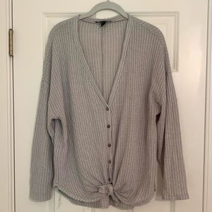 Forever 21 casual tie front top